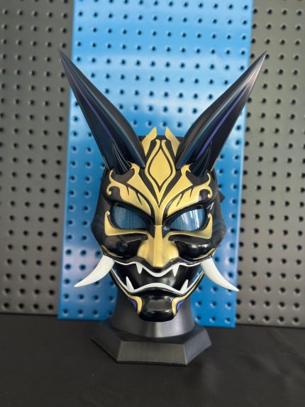 Xiao Genshin Impact Yaksha Cosplay Mask Helmet Prop Costume